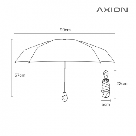 엑시온 초경량 멀티고리 5단 암막 양우산 #5