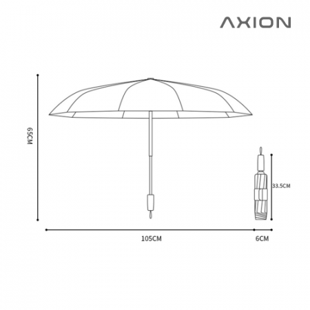 엑시온 캡슐 3단 자동 암막양우산 #6