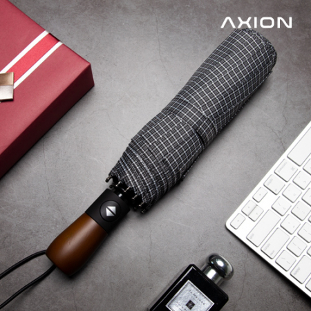 엑시온 심플우드체크3단우산 #4