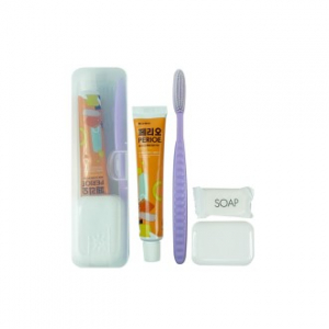 여행용세면도구 치약칫솔세트 건치365 4종 빅헤드P