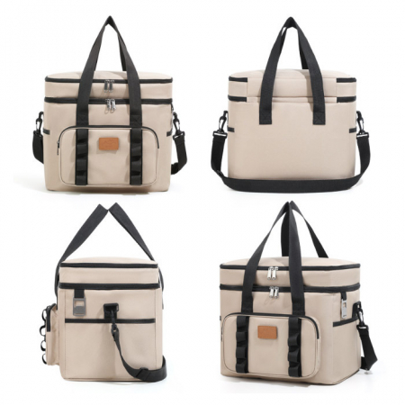 C084 아웃도어 2단 아이스백 보온 보냉백 보냉 도시락가방 인쇄 답례품 주문제작 #2