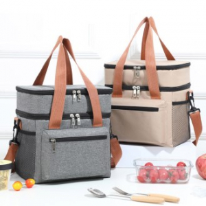 C083 심플 보냉 런치백 보온 보냉백 보냉 도시락가방 인쇄 답례품 주문제작