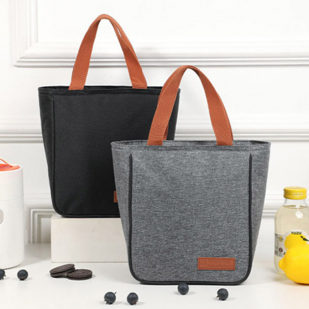 C085 모던 도트 보냉백 보온 보냉백 보냉 도시락가방 인쇄 답례품 주문제작 #3