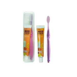 여행용세면도구 치약칫솔세트 건치365 투명칫솔P