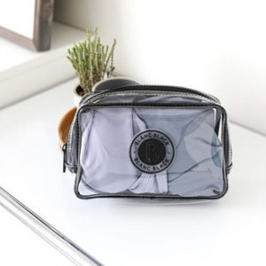 스퀘어 PVC 워시백 파우치 여행용화장품 미니 파우치