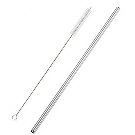 각인 스텐 빨대+세척솔 세트 #2