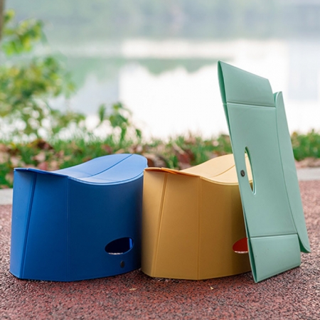 M146 휴대용 접이식 컬러 의자  DIY 스툴 낮은의자 미니 보조 소형 의자 인쇄 답례품 #3