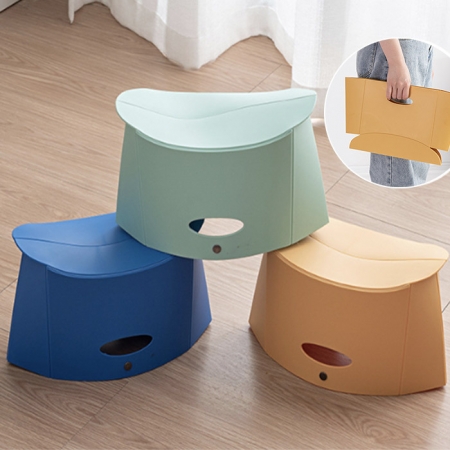 M146 휴대용 접이식 컬러 의자  DIY 스툴 낮은의자 미니 보조 소형 의자 인쇄 답례품 #2