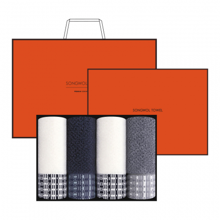 [송월타올] 호텔컬렉션 톤 170g 4매입 H #2