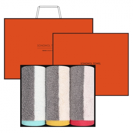 [송월타올] 컬러웨이 180g 3매입 H #2