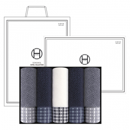 [송월타올] 호텔컬렉션 톤 170g 5매입 H #2