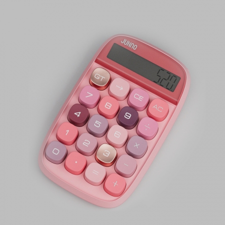 M152 예쁜 휴대용 기계식 계산기 사무용 일반 전자 계산기 인쇄 주문제작 답례품 #3