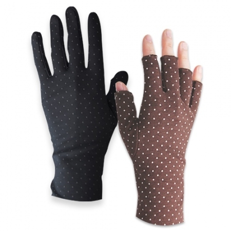 면 스판 땡땡이 터치폰 장갑 #3