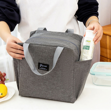 사이드포켓 보온 보냉백 도시락가방 피크닉 #2