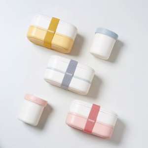 친환경 밤부 런치박스 도시락통 소풍도시락 국통 과일통 480ml