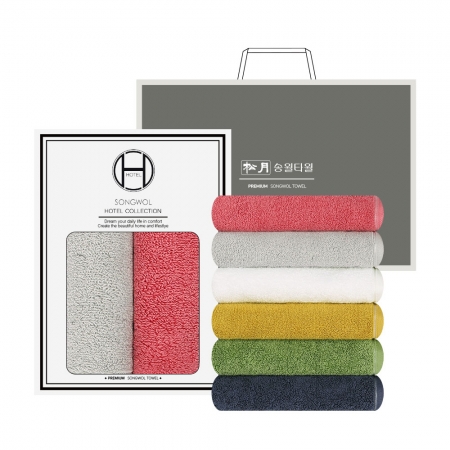 [송월타올] 컬러풀 170g 2매입 H #2