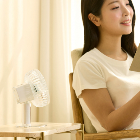 슈틸루스터 투명 탁상용 선풍기 #5