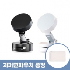로페리아 진공 흡착식 차량, 비행기, 열차 데스크용 휴대폰 거치대 지퍼면파우치 포함 0215286