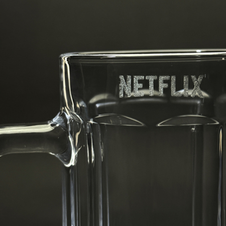 맥주잔 비어 글라스 유리컵 호프잔 430ml // 레이저 각인 #3