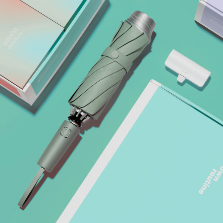 루티네 선물세트 거꾸로 2세대 자동 우양산 + 보조배터리 #2