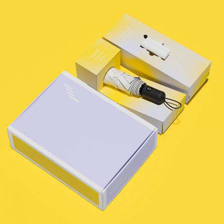 루티네 선물세트 자동 모던 암막 우양산 + 보조배터리 #4