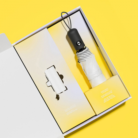 루티네 선물세트 자동 모던 암막 우양산 + 보조배터리 #5