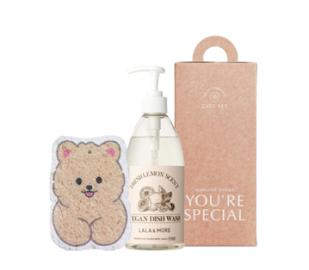 라라레몬 주방세제 500ml와 압축수세미 스페셜선물상자 #3