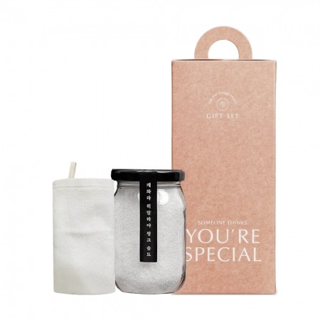 핑크솔트 320g과 핸드타올 45g 스페셜선물상자 세트 #3