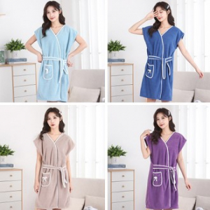 로페리아 부드러운 코랄 여성 샤워가운 0215390