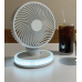 작은이미지: 아이스 냉각 쿨 선풍기 + 조명등 6인치, 영국 휴대용 선풍기 탁상 선풍기 쿨링 다양 쿨러링 #2
