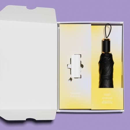 루티네 선물세트 모던 수동 암막 우양산 + 보조배터리 #4