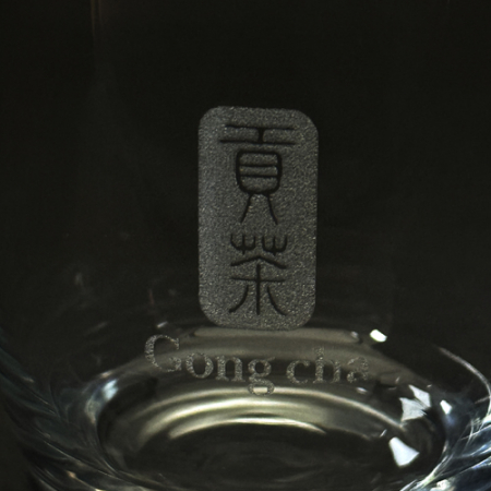 언더락 위스키 양주 물 주스 유리 컵 잔 385ML // 레이저 각인 #4