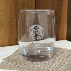 언더락 위스키 양주 물 주스 유리 컵 잔 385ML // 레이저 각인