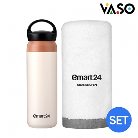 바쏘 핸들러 텀블러 + 타올세트 #2