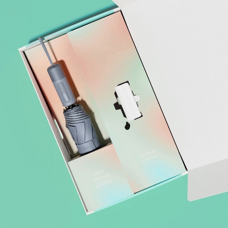 루티네 선물세트 캡슐 3단 자동 암막 양우산 + 보조배터리 #5