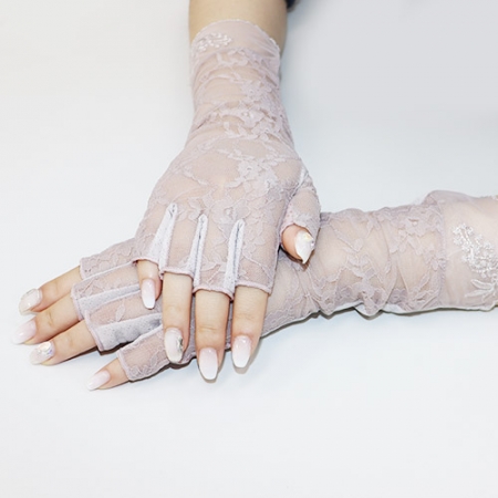 플라워 시스루 반장갑 #2