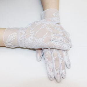 플라워 시스루 긴장갑