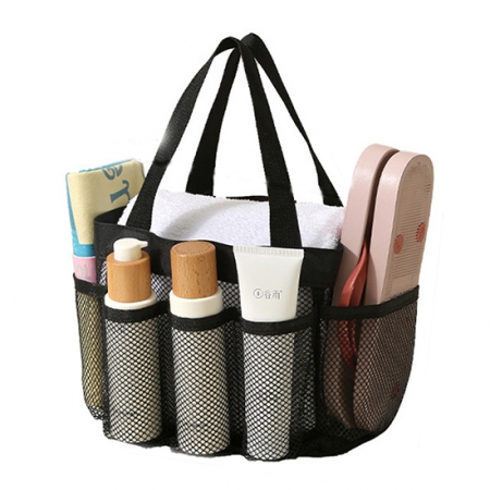 슬로라 분리수납 메쉬 비치백 샤워가방 중형 #2