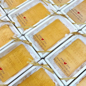 답례품 대박선물 골드바 수제비누 주문제작 핸드메이드