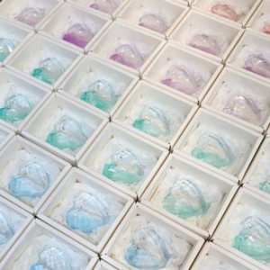 답례품 하트 보석 수제비누 주문제작 핸드메이드