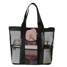 슬로라 분리수납 메쉬 비치백 샤워가방 대형