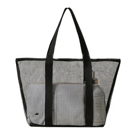 슬로라 분리수납 메쉬 비치백 샤워가방 대형지퍼 #2