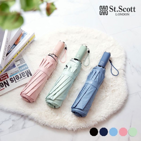 세인트스코트 3단 자동 60 10K 솔리드 암막 우양산 #2