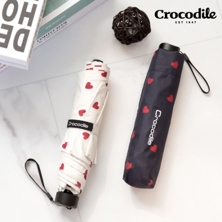 크로커다일 3단 슬림 러블리 암막 우양산 #2