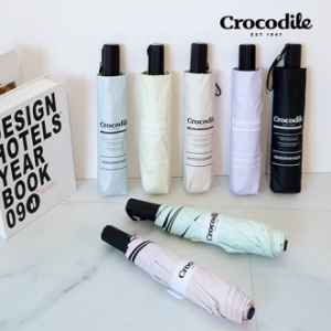 크로커다일 3단 슬림 레터링 암막 우양산