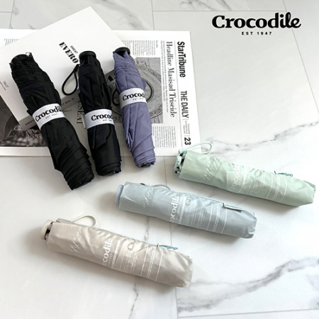 크로커다일 3단 레터링 카본 경량 우산 50, 60 #2