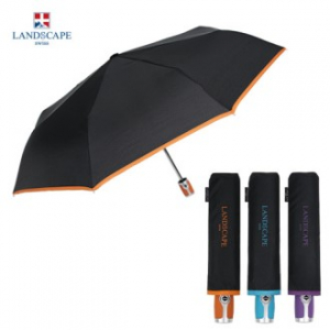 3단우산 랜드스케이프 3단전자동컬러바이어스