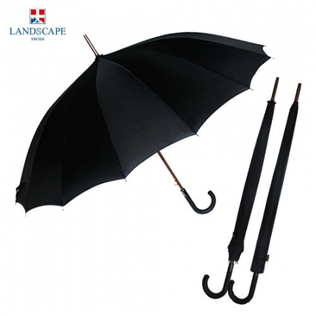 곡자우산 랜드스케이프 70x16K무지검정곡자 #2