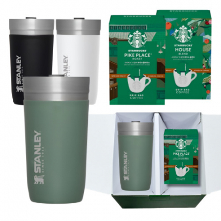 스탠리 고 진공 텀블러 그린 드립커피 선물세트