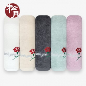 송월 감사 카네이션 타올